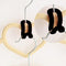 10pcs Mini Flocking Hanging Hook Non Slip Clothing Hanger Hook(Black) Newly