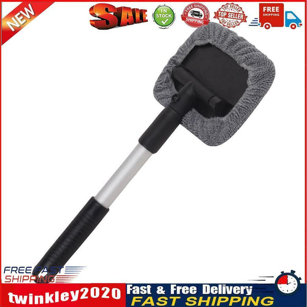 Microfiber Car Window Cleaner Cleaning Brush Telescopic Windshield Wiper Newly