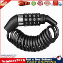 Bicycle Helmet Backpack Lock 4 Digit Combination Steel Wire Cable Lock Newly