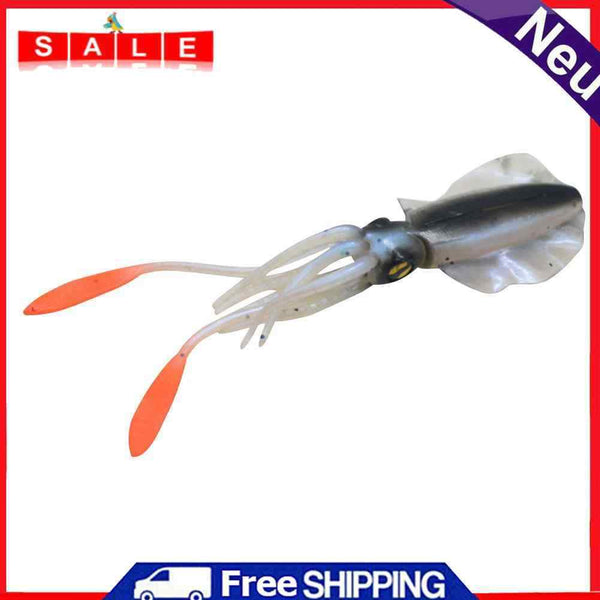 15cm 20g Bionic Squid Sea Fishing Lures Artificial Wobbler Soft Bait (Blue)