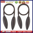 2pcs Curtain Tiebacks Tie Olive Holdbacks Decorative Buckle Clips (Brown)