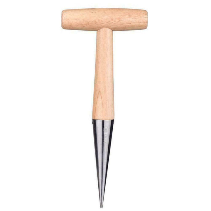 Wood & Steel Garden Dibber Planting Bulb Flower Root 2Q6W Planter Punch A4M1