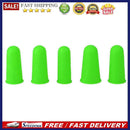 Anti-slip Hot Glue Gun Finger Caps Silicone Finger Cover Sleeve (Green 5pcs