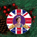 Acrylic Queen Elizabeth II Platinum Pendant Printing Her Majestys Portrait Sign