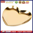 Heart Stainless Steel Ring Earring Necklace Jewelry Storage Tray Home Decoration