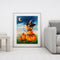 Oil Paint By Numbers Pumpkin Halloween Frameless Picture Home Living Room Decor