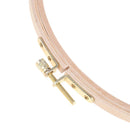 Stitch Bamboo Frame Embroidery Hoop Ring Oval Hand DIY Needlecraft Home Proximity