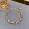 Double Chain Cubic Zirconia Adjustable Luxury Bracelet Crystal Jewelry Couple