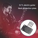 Electric Guitar Neck Plate Joint Board Fender Musical Accessory (Black) Newly