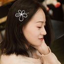 Rhinestone Flower Hair Clip Women Girl Korean Hairpins Headband Hair Bars