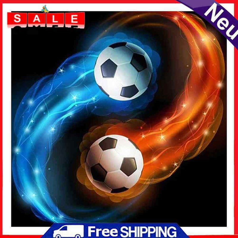 DIY Paint By Number Kit Football Abstract Acrylic Paint for Decor Art Craft Gift