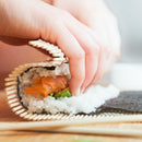 2pcs Bamboo Non-stick Sushi Rolling Mats Rice Paddles Roller Sushi Tool