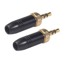 3.5mm Plug with M6 Internal Thread Necklace Clip Microphone Lead Cable for Sony
