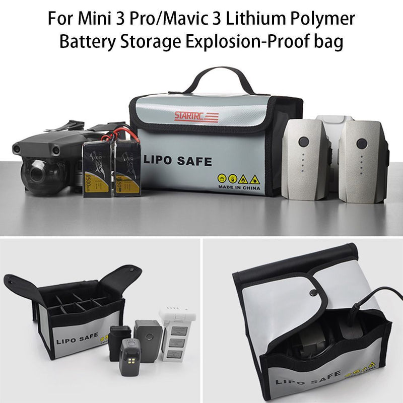 Explosion-Proof Fireproof Safe Battery Bag Battery Storage Explosion-Proof Bag