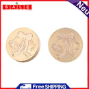 Brass Round Fire Lacquer Seal Head Without Handle DIY Waxing Sealing Post Decor