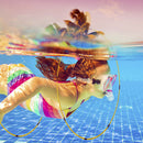 Diving Swim Rings Toys Swimming Pool Diving Circle Game (Splicing Yellow) Newly