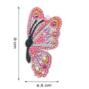Butterfly 5D Diamond Painting Keychain Slap Luminous DIY Pendant (dsk018) Newly