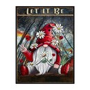 11CT Printed Full Cross Stitch Handcraft Flower Goblin Artwork Wall Decor