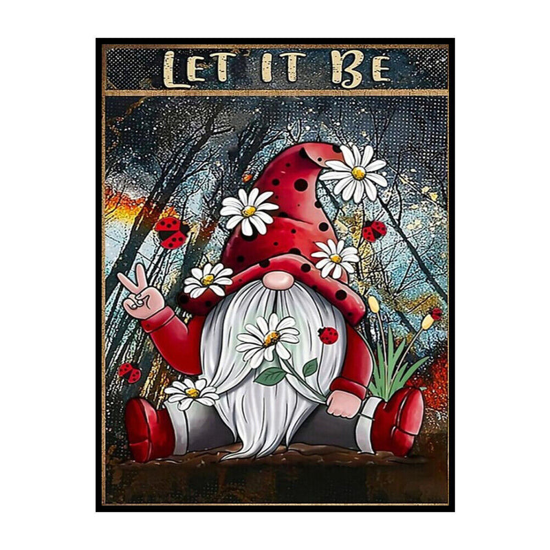 11CT Printed Full Cross Stitch Handcraft Flower Goblin Artwork Wall Decor