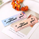 Card Thank You Cards Greeting Labels For Supporting My Small Business