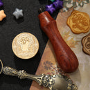 Retro Animal Pattern Wax Seal Stamps Wooden Handle Envelope Sealing Wax (C)