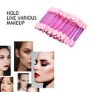 #A 50pcs Eyeshadow Brushes Double Sided Sponge Women Make Up Eye Shadow Brushes