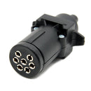 7 Pin 12V Male Adapter Electric Converter Truck Trailer Male Standard Ru