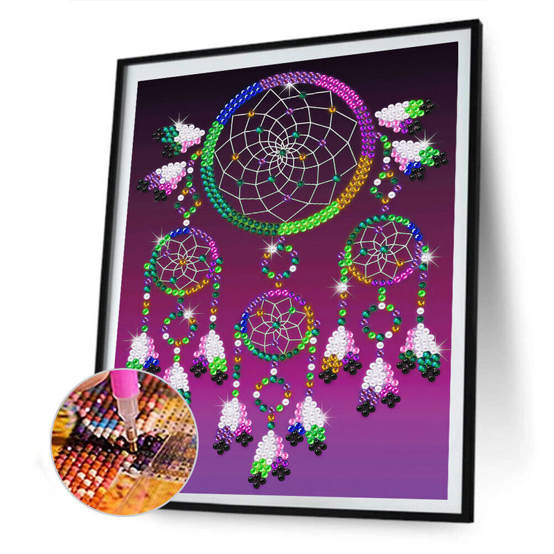 5D DIY Crystal Drill Diamond Painting Dream Catcher Rhinestone Kit (YXC080)