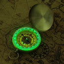 Mini Portable Copper Navigation Compass Outdoor Luminous Flip Compasses Newly