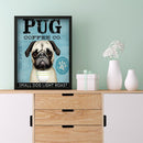 5D DIY Full Round Drill Diamond Painting Poster Dog Letter Decor (sz1132)