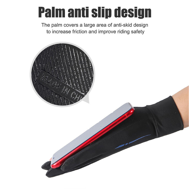 Fitness Women Men Gloves Breathable Two Finer Cuts Fishing Bicycle Bike Glove