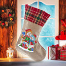 DIY 5D Diamond Painting Christmas Rhinestone Sock Art Embroidery Mosaic Gif
