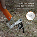 Camping Tent Peg Hammer Hiking Fishing Stake Nail Puller Extractor (Orange)