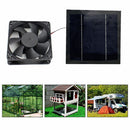 Chicken House Pet Dog Solar Panel Fan Greenhouse Mini Ventilator Camping Fan