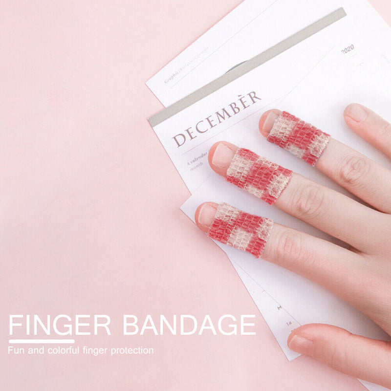 Self Adhesive Tape Elastic Bandage Finger Protector Binding for Cross Stitch