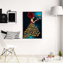 Butterfly Girl Irregular Rhinestone Wall Picture Kit Home Decoration 12x16