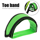 Bike Fixed Gear Pedal Strap Anti-slip Bicycle Extended Foot Straps (Green) Newly