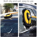 Car Wash Kit Brush Set Microfibre Mitt Mop & Car Wheel Cleaning Brush Rim Clean`