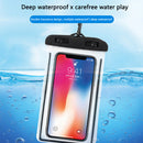 Luminous Waterproof Touch Screen Phone Bags for Diving Drifting (Black)