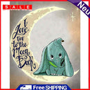 Baby Elephant on the Moon 5D DIY Full Square Diamond Painting Cartoon Mosaic Kit