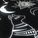 Tarot Card Tablecloth Divination Altar Cloth Corduroy 49x49cm (Style C)