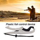 9 inch Fish Lip Controller Grip Holder Clamp Fishing Gripper Tools (White)