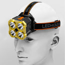 USB Rechargeable Portable Flashlight Outdoor Camping Hiking Headlight Headl