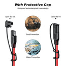 Battery Charging Cable SAE to SAE 12V-36V 16AWG Quick Disconnect Cable (1m)