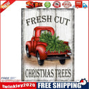 Full Cross Stitch 11CT Christmas Tree Car Stamped Embroidery DIY Needlework