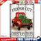 Full Cross Stitch 11CT Christmas Tree Car Stamped Embroidery DIY Needlework