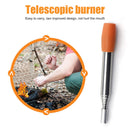 Stainless Steel Barbecue Blow Fire Tube Outdoor Beach BBQ Camping Blowpipe Newly