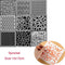 Embossing Layering Stencils Scrapbooking Painting template Geometric patterns