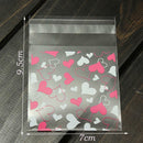 Party Gift Plastic Mini Candy Package Self Adhesive Cookies Opp Wrapping Bag