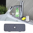 Faucet Sink Splash Catcher Washable Silicone Backsplash Guard Drying Mat Newly